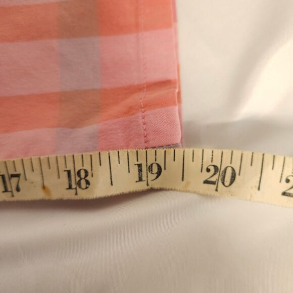 Vintage Ralph Lauren Womens 6 32x19 Pink Plaid Cropped Golf Stretch Pants Capris - Picture 8 of 8